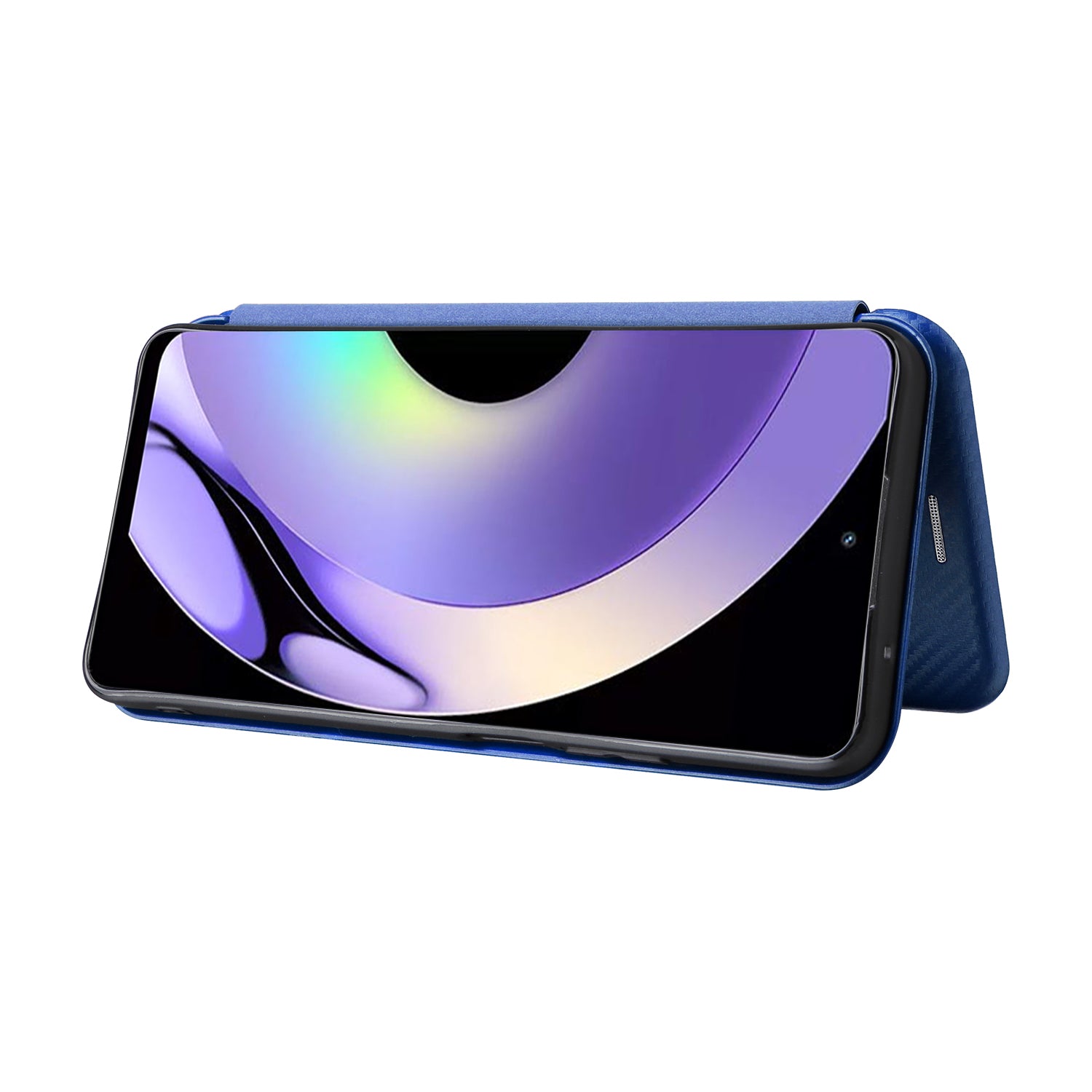 For Realme 10 Pro 5G Card Slot Phone Case Magnetic Auto-absorbed Carbon Fiber Texture PU Leather Stand Flip Cover For Realme 10 Pro 5G Card Slot Phone Case Magnetic Auto-absorbed Carbon Fiber Texture PU Leather Stand Flip Cover